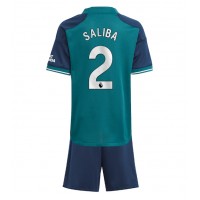 Arsenal William Saliba #2 Rezervni Dres za djecu 2023-24 Kratak Rukav (+ Kratke hlače)